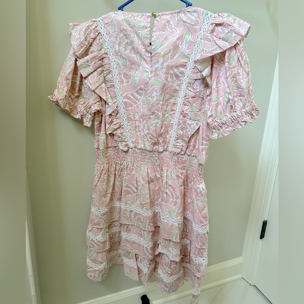 Sail To Sable Flutter Puff Sleeve Mini Dress - image 2